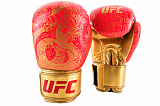 Перчатки для бокса UFC PRO Thai Naga (красный/золотой)